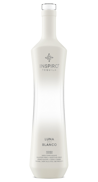 Bottle of Inspiro Tequila Luna Blanco
