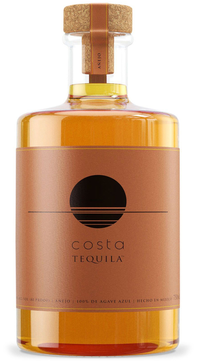 Bottle of Costa Tequila Añejo