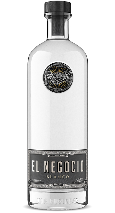 Bottle of El Negocio Tequila Blanco