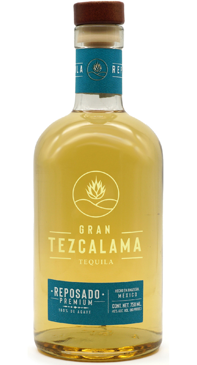 Bottle of Gran Tezcalama Tequila Reposado