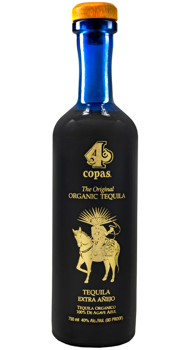 Bottle of 4 Copas Extra Añejo
