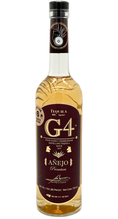 Bottle of Tequila G4 Añejo (6 Barrels Edition)