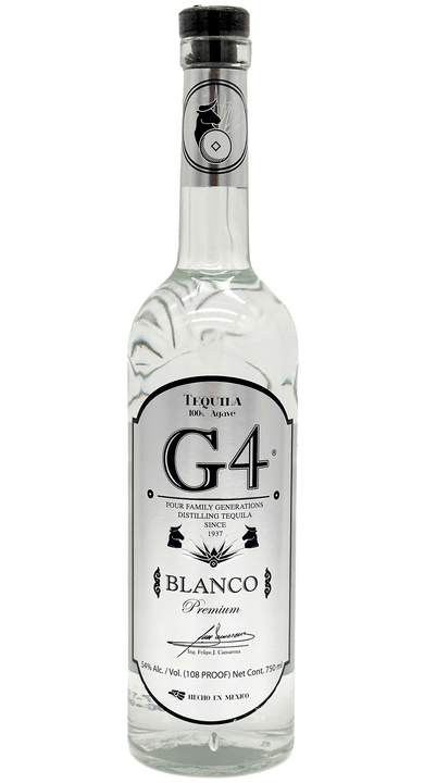 Bottle of Tequila G4 Blanco 108