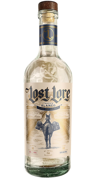 Bottle of Lost Lore Tequila Blanco
