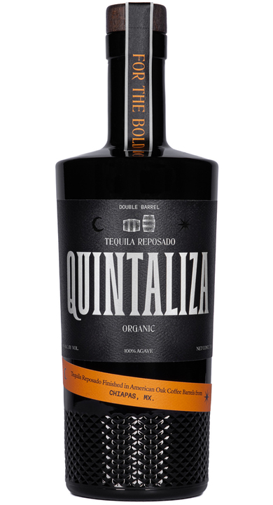 Bottle of Quintaliza Tequila Reposado