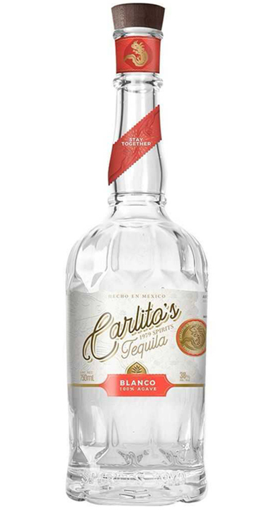 Bottle of Carlito's Tequila Blanco