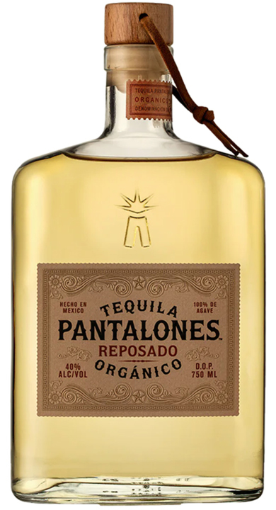 Bottle of Tequila Pantalones Reposado Organico