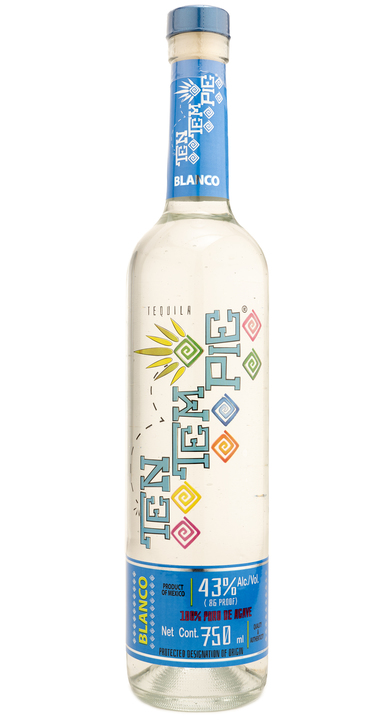 Bottle of Ten Tem Pie Tequila Blanco