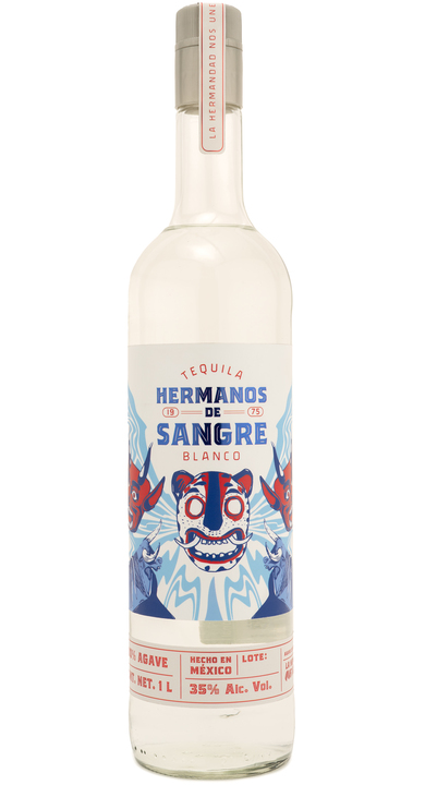 Bottle of Tequila Hermanos de Sangre Blanco