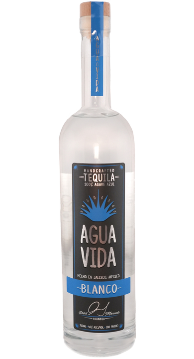 Bottle of Tequila Agua Vida Blanco