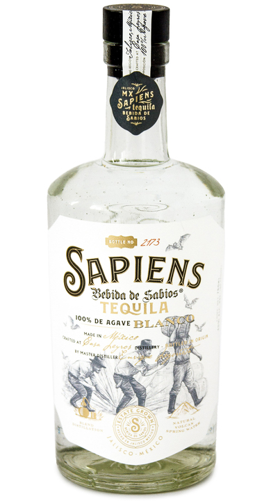 Bottle of Sapiens Bebida de Sabios Tequila Blanco