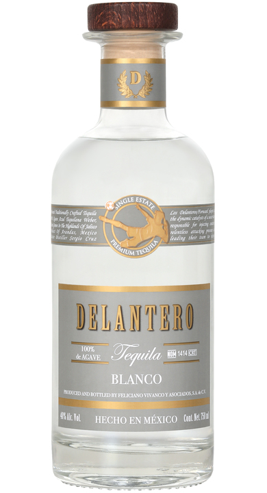 Bottle of Delantero Tequila Blanco