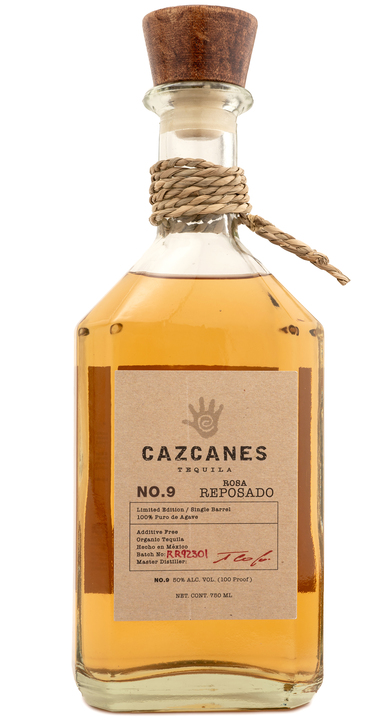 Bottle of Cazcanes No. 9 Rosa Reposado