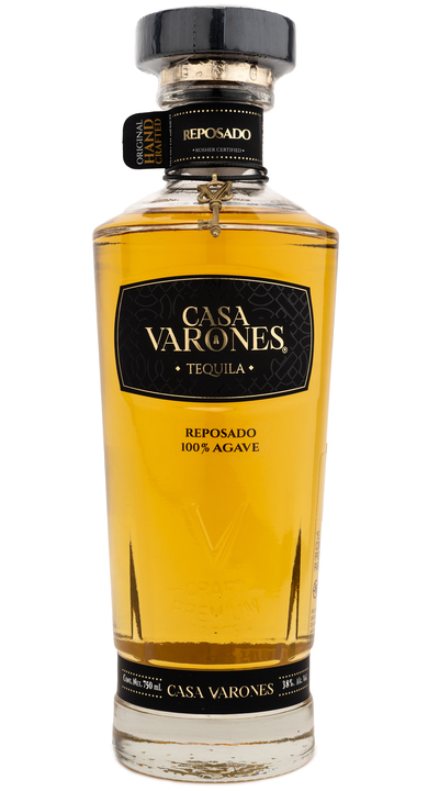Bottle of Casa Varones Tequila Reposado