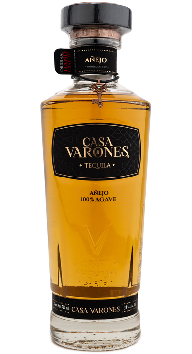 Bottle of Casa Varones Tequila Añejo