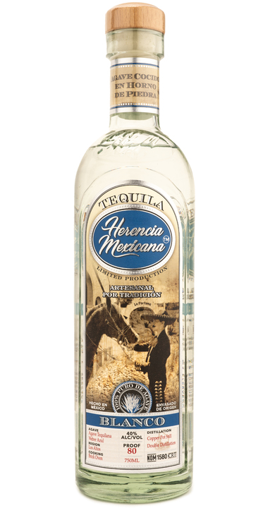 Bottle of Herencia Mexicana Blanco