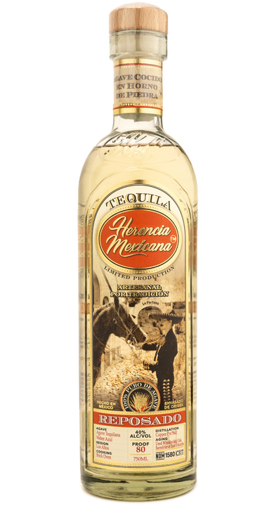Bottle of Herencia Mexicana Reposado