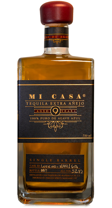 Bottle of Tequila Mi Casa 9yr XA Single Barrel