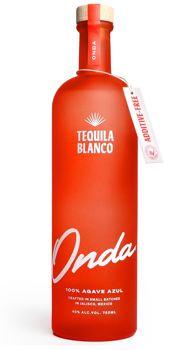 Bottle of Onda Tequila Blanco