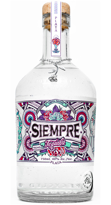 Bottle of Siempre Tequila Plata (1414)