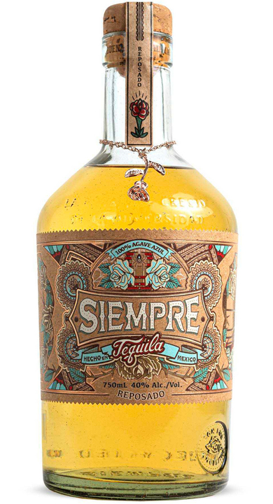 Bottle of Siempre Tequila Reposado (1414)