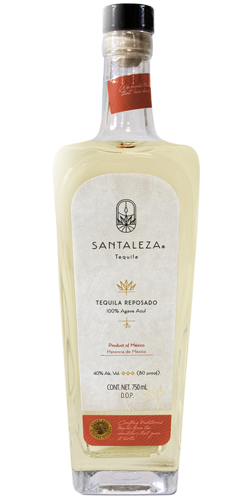 Bottle of Santaleza Tequila Reposado