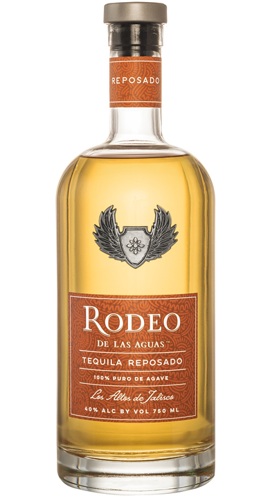 Bottle of Rodeo de Las Aguas Tequila Reposado