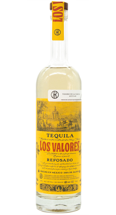 Bottle of Los Valores Reposado
