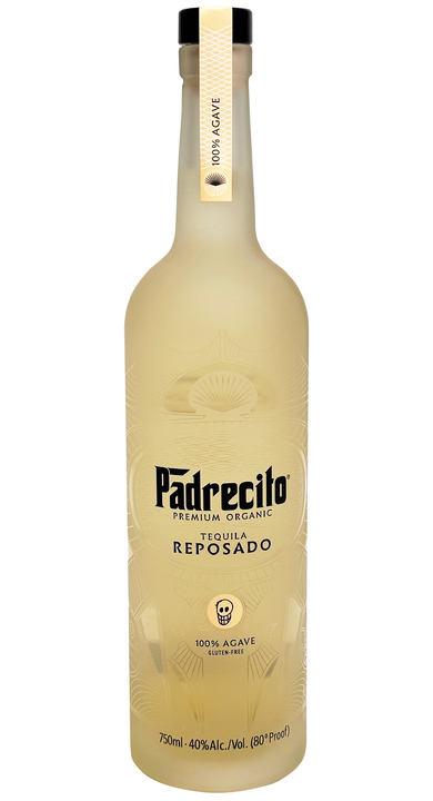 Bottle of Padrecito Premium Organic Tequila Reposado