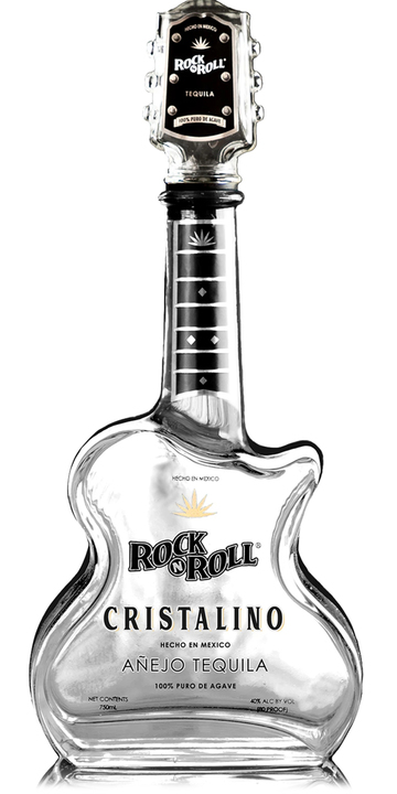 Bottle of Rock 'N Roll Cristalino Añejo Tequila
