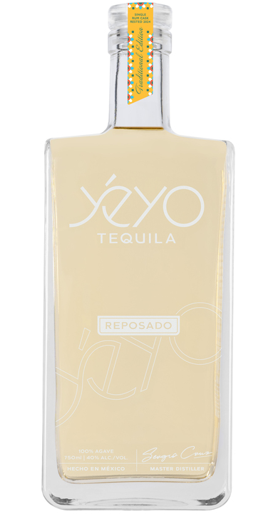 Bottle of Yeyo Reposado Single Barrel Traditional Edition