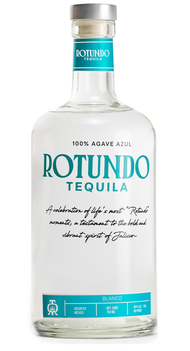 Bottle of Rotundo Tequila Blanco