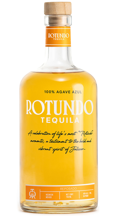 Bottle of Rotundo Tequila Reposado