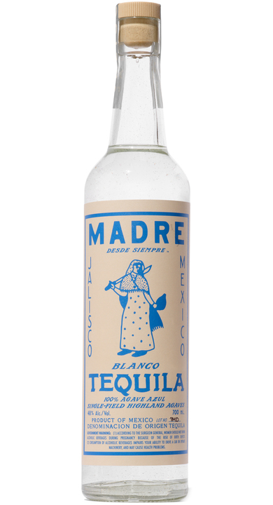 Bottle of Madre Tequila Blanco