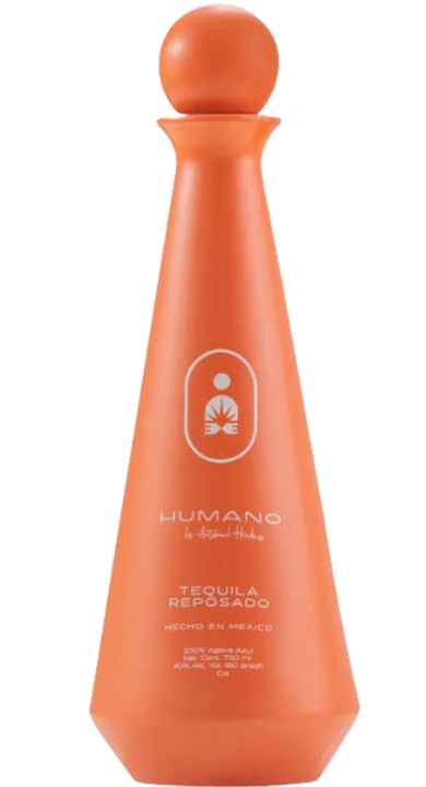 Bottle of Humano Tequila Reposado