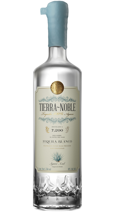 Bottle of Tierra Noble Tequila Blanco