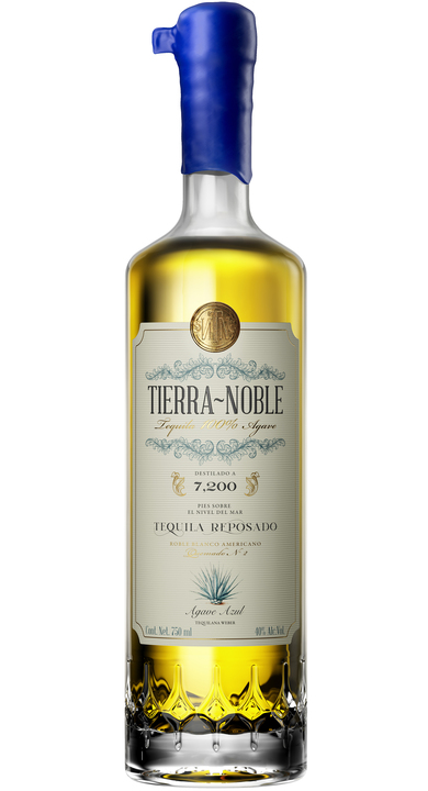Bottle of Tierra Noble Tequila Reposado