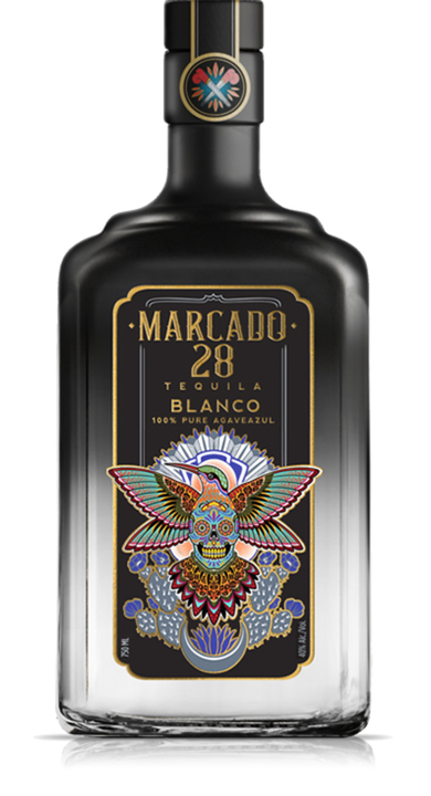 Bottle of Marcado 28 Blanco