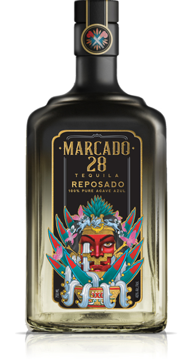 Bottle of Marcado 28 Reposado