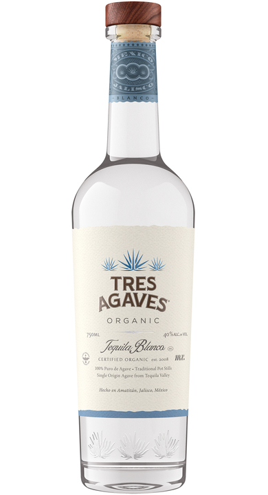 Bottle of Tres Agaves Blanco (Organic)