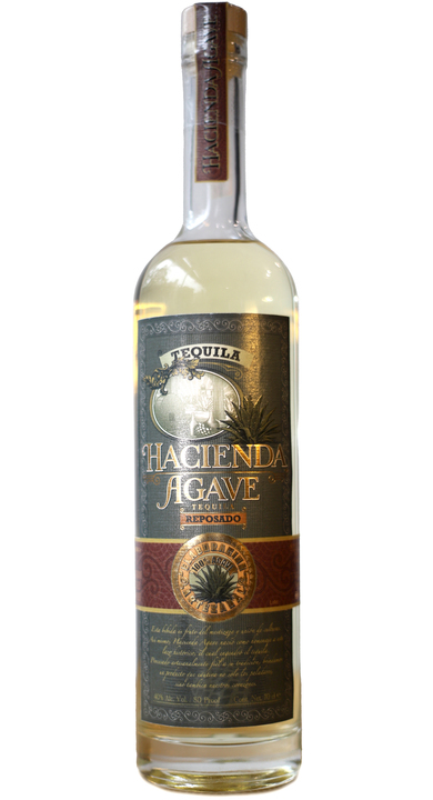 Bottle of Hacienda Agave Reposado