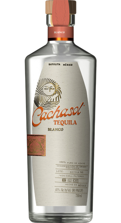 Bottle of Cachasol Tequila Blanco