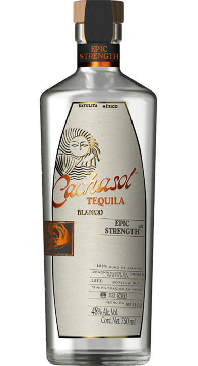 Bottle of Cachasol Tequila Blanco Epic Strength