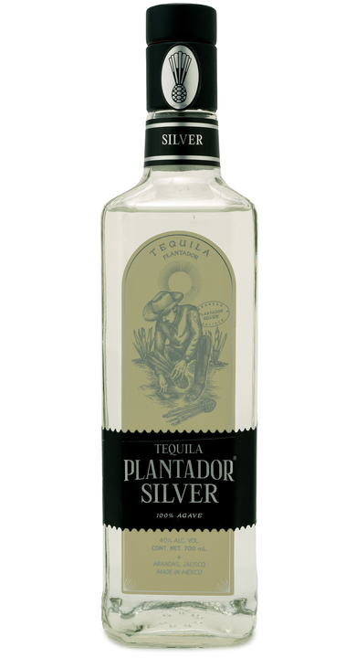 Bottle of Tequila Plantador Silver