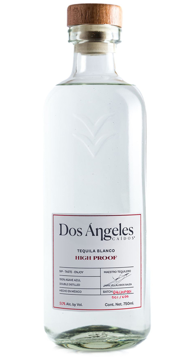 Bottle of Dos Angeles Caídos Blanco High Proof