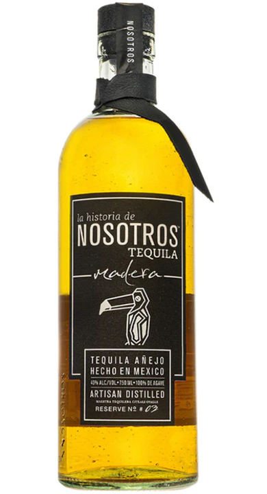 Bottle of Nosotros Tequila Añejo