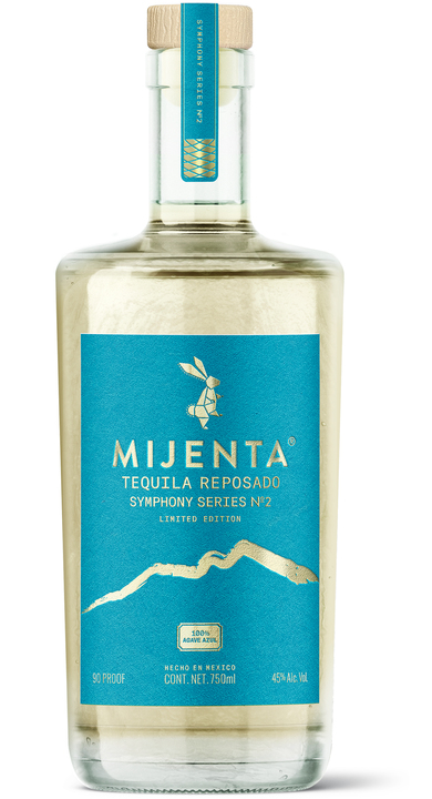 Bottle of Mijenta Reposado Symphony Series No. 2