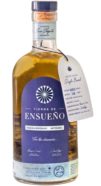 Bottle of Ensueño Single Barrel Reposado (Wheated Bourbon Cask)