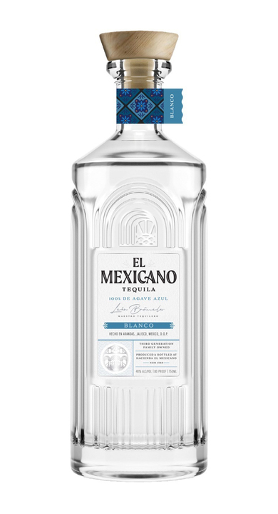 Bottle of Tequila El Mexicano Blanco
