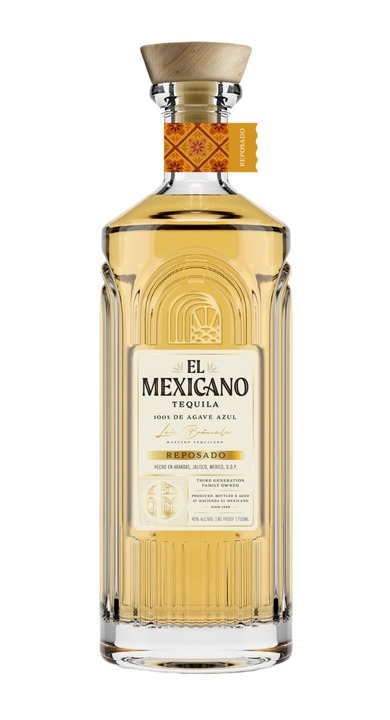 Bottle of Tequila El Mexicano Reposado